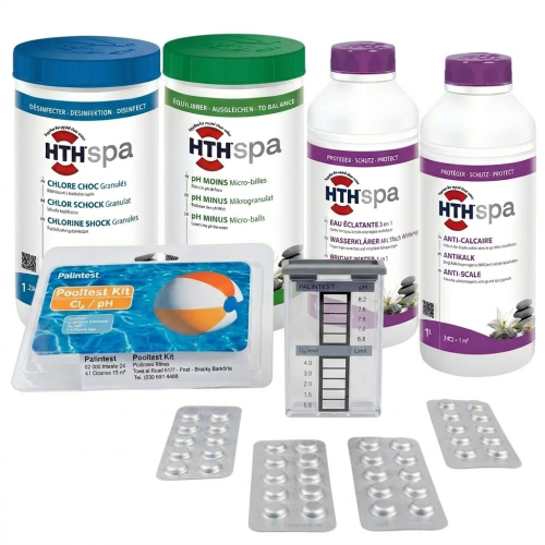 kompleksowy zestaw chemii do jacuzzi